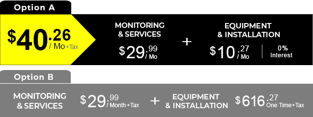 Pricing illustration for smart security