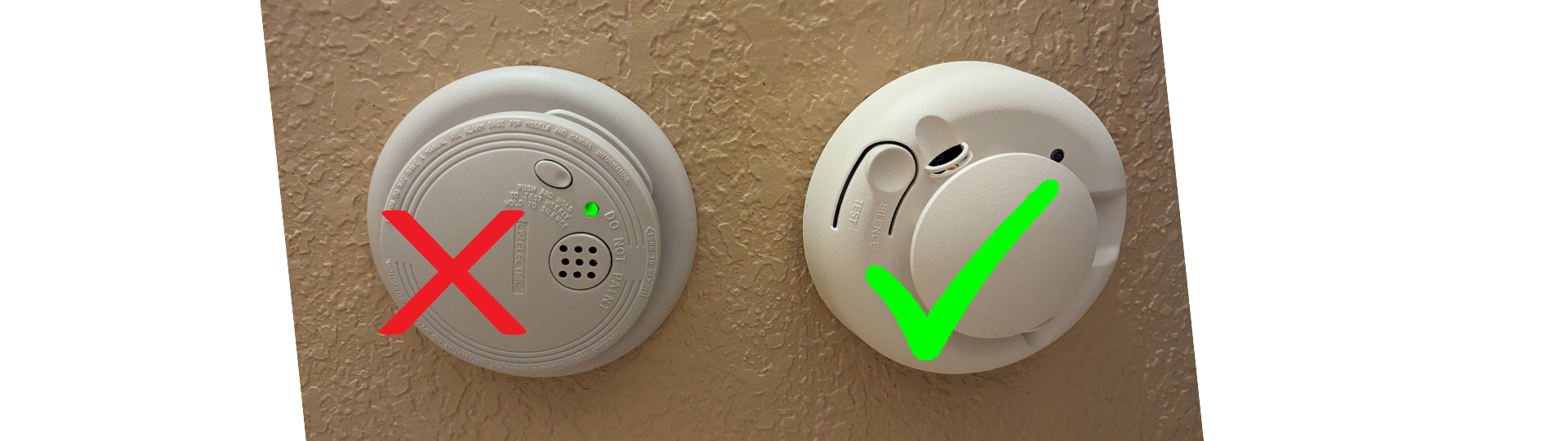 Monitored vs non-monitored smoke detectors